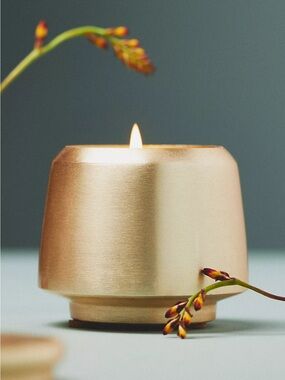 Anthropologie The Gather Candle: Ambered Topaz